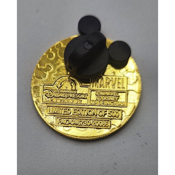 Disney Pin Marvel Icons Iron Man Limited Edition Of 500 2022 Shanghai Disney - Picture 2 of 2